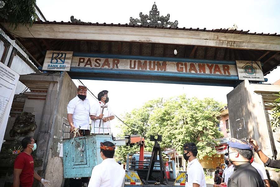 Cornerstone Laid for Gianyar Central Market | Bali Discovery